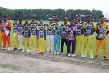 T20 CCL Delhi Selection Camp team group photo