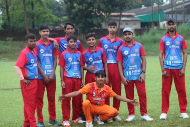 Goa Heroes Cup batting action