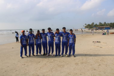 Goa Heroes Cup team celebration