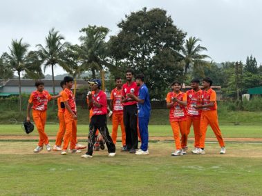 Goa Heroes Cup fielding moment