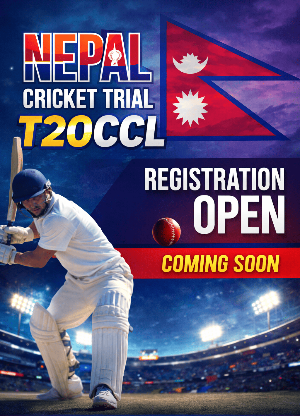 cricket trial in nepal