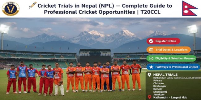 NSPL cricket trial Nepal