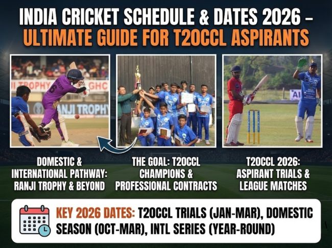 India Cricket Schedule & Dates 2026