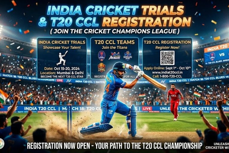 Cricket Trials Registration India