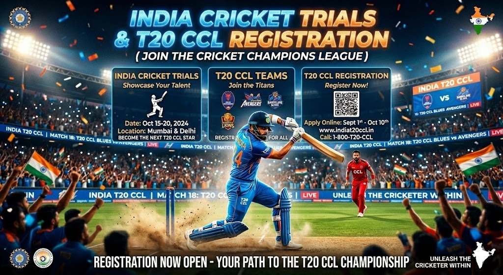 Cricket Trials Registration India
