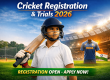 Cricket Registration & Trials 2026