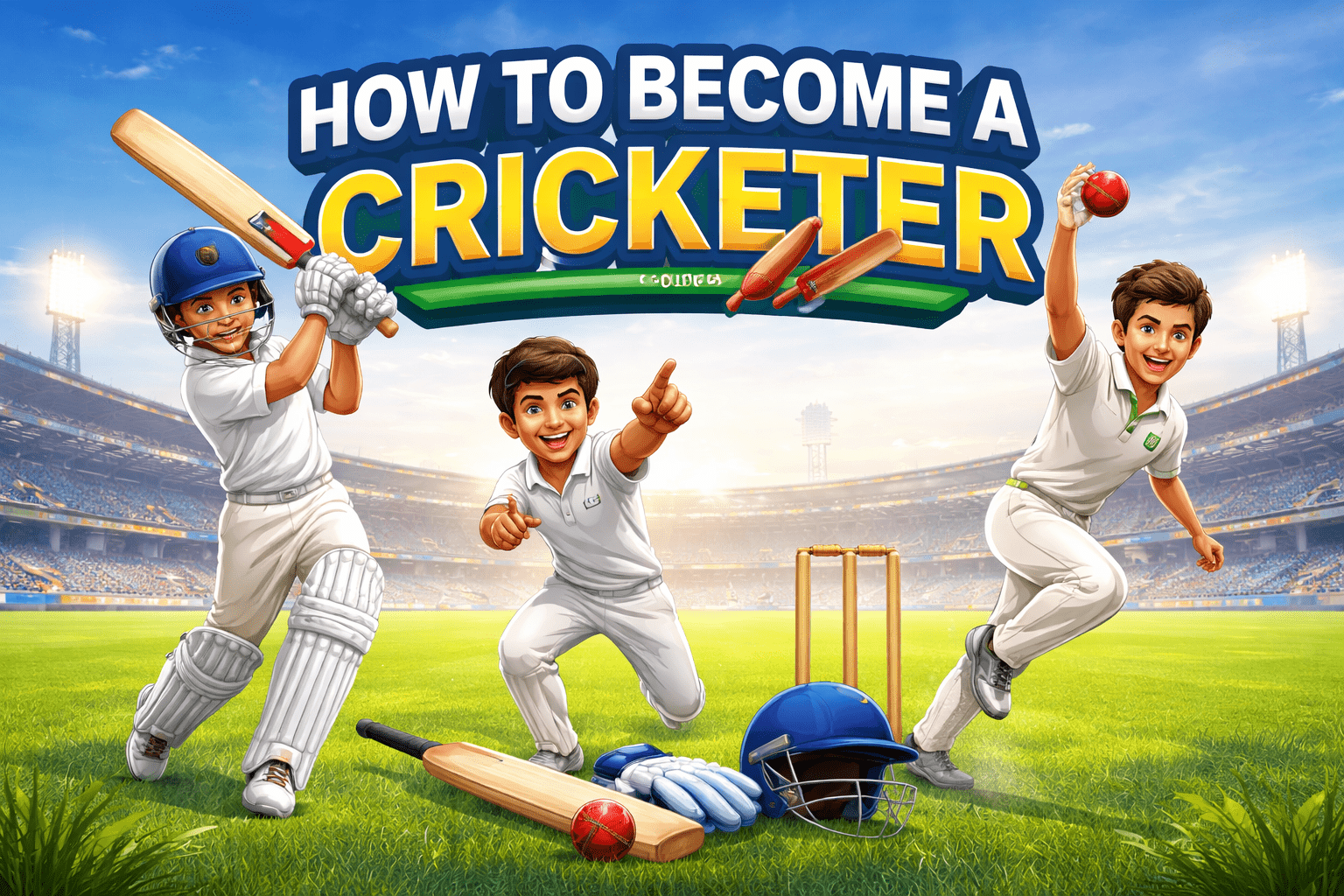 How to become a cricketer
