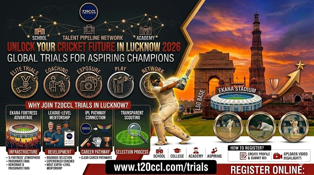 cclll Cricket Trials in Lucknow