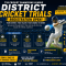 District Cricket Trials Registration