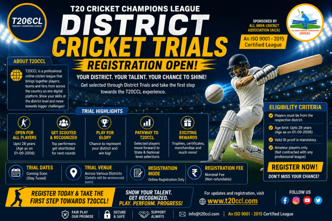 district crickt (1) District Cricket Trials Registration