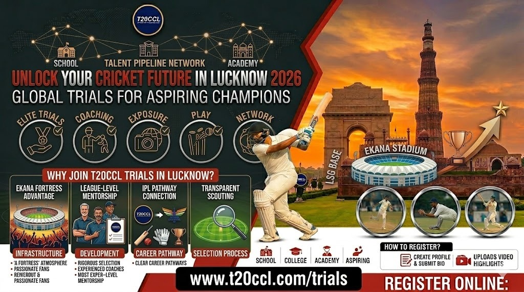 lucknow ccl Cricket Trials in Lucknow