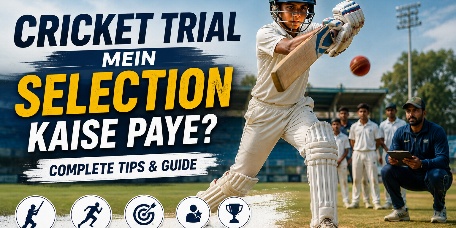 Cricket Trial Mein Selection Paye Cricket Trial Mein Selection Kaise Paye