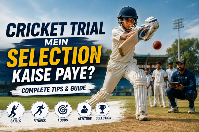 Cricket Trial Mein Selection Kaise Paye